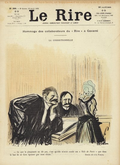 Illustrazione per Le Rire da Jean Louis Forain