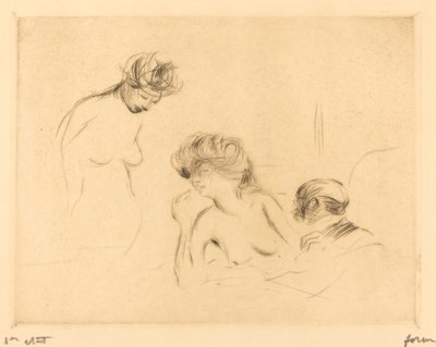 In una stanza privata (terza lastra) da Jean Louis Forain