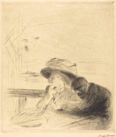 È finita! (grande lastra) da Jean Louis Forain