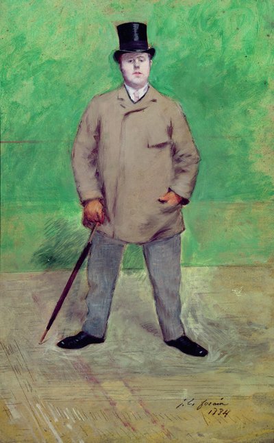 Jacques-Emile Blanche, 1884 da Jean Louis Forain