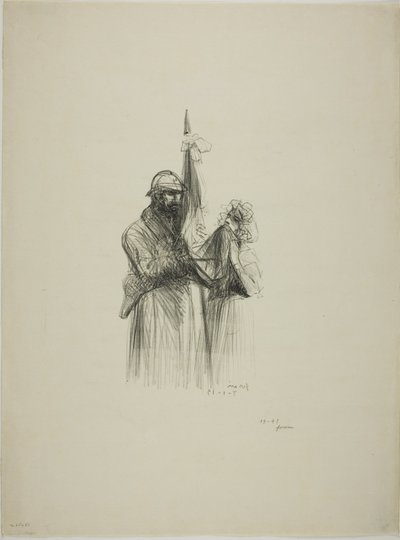 Baciare la bandiera da Jean Louis Forain