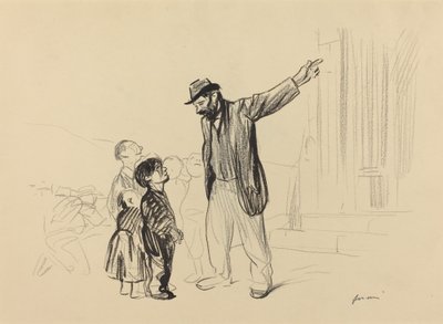La chiesa dei loro padri, c. 1914-1919 da Jean Louis Forain