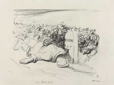 La Borne, Verdun, c. 1916 da Jean Louis Forain