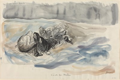 La Guerra Sottomarina. La scuola dei Neutri, c. 1914-1919 da Jean Louis Forain