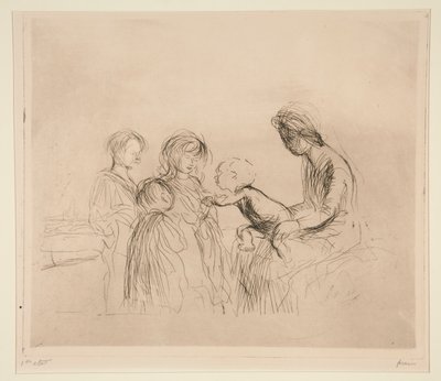 La Madonna e i bambini da Jean Louis Forain