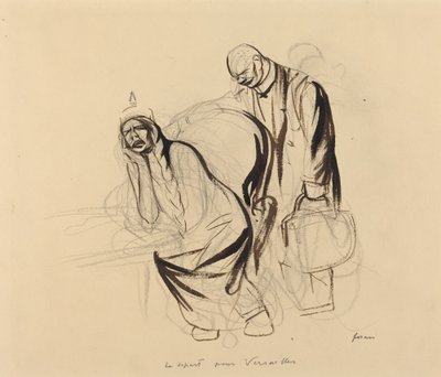 La partenza per Versailles, ca. 1919 da Jean Louis Forain