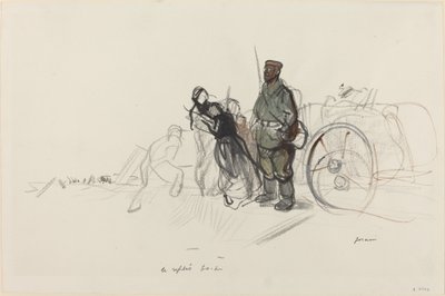 Le replis boche, c. 1914-1919 da Jean Louis Forain