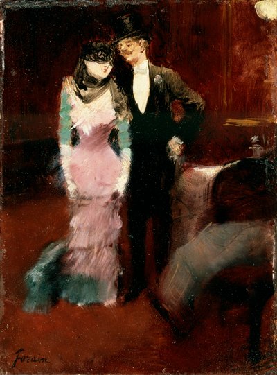 Uscita da un ballo in maschera all