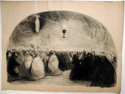 Lourdes, 1914, 25º Congresso Eucaristico Internazionale da Jean Louis Forain
