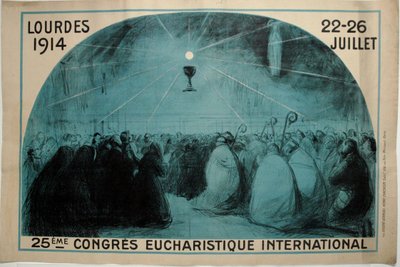 Lourdes, 1914, 25° Congresso Eucaristico Internazionale da Jean Louis Forain