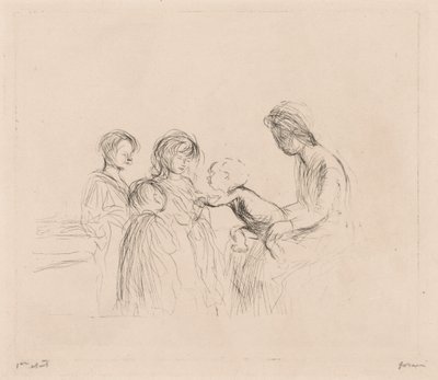 Madonna e bambini da Jean Louis Forain