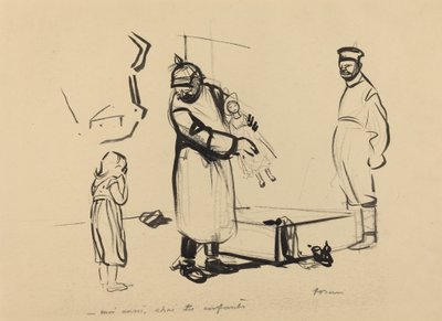 Nach Paris. -moi aussi, chai des enfants da Jean Louis Forain