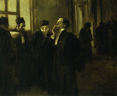 Scena nel corridoio del palazzo; Scene de Couloir au Palais, c.1905 da Jean Louis Forain