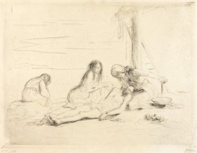 Pietà (prima lastra) da Jean Louis Forain