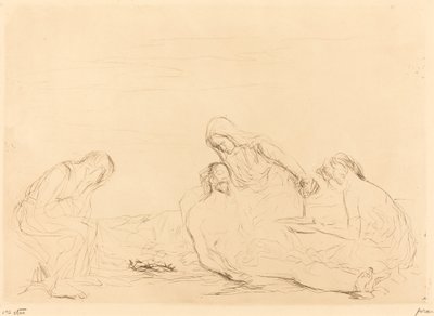 Pietà (terza lastra) da Jean Louis Forain