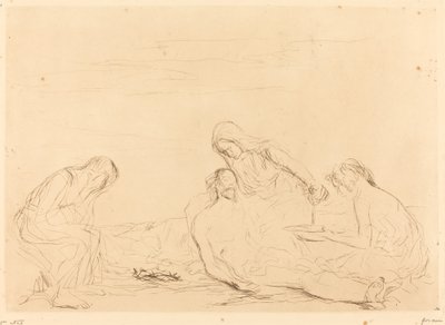 Pietà (terza lastra) da Jean Louis Forain