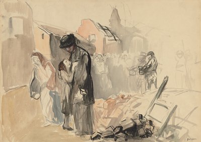 Territorio riconquistato recto, c. 1919 da Jean Louis Forain
