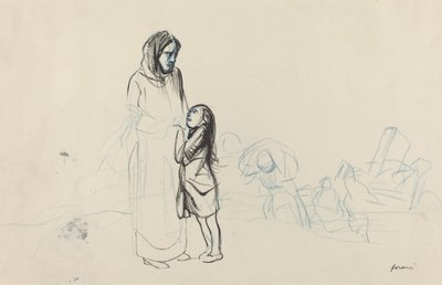 Rifugiati, c. 1914-1919 da Jean Louis Forain