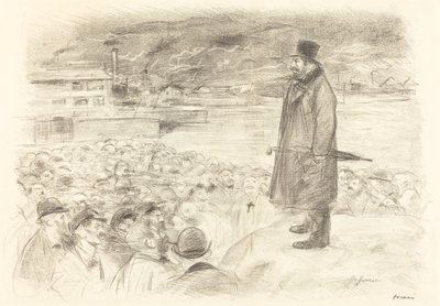 Scena di uno Sciopero (terza tavola) da Jean Louis Forain
