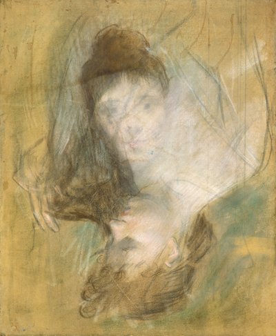 Schizzo di una donna da Jean Louis Forain