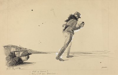 Sul fronte. -È la sua teoria? -No, è il suo breviario. da Jean Louis Forain