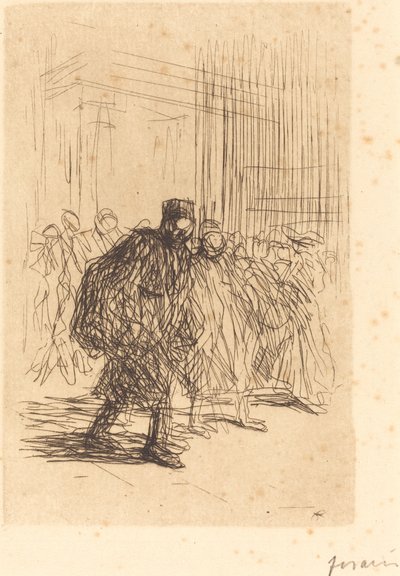 I corridoi del Palazzo di Giustizia da Jean Louis Forain