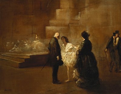 La lezione di danza; Le Lecon de Danse da Jean Louis Forain