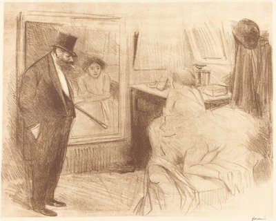 Il Camerino della Ballerina (seconda lastra) da Jean Louis Forain