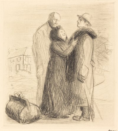 La partenza del figliol prodigo (prima lastra, verticale) da Jean Louis Forain
