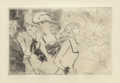 Le Folies-Bergère, c. 1880-86 da Jean Louis Forain
