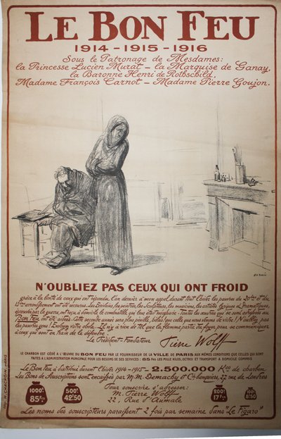 Il buon fuoco - Ricorda chi ha freddo da Jean Louis Forain