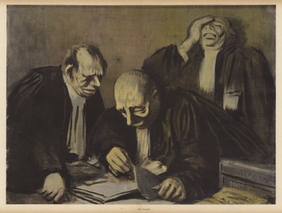 Gli avvocati da Jean Louis Forain