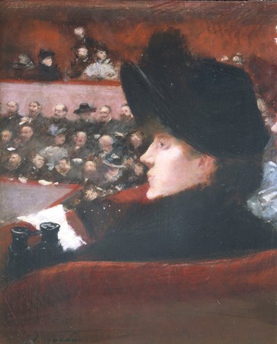 La Loggia, c.1880 da Jean Louis Forain