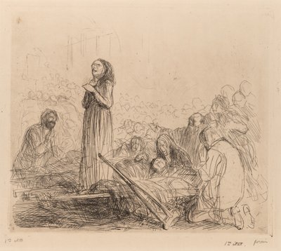 Il miracolo davanti al Santissimo Sacramento da Jean Louis Forain