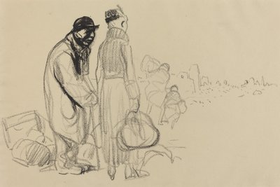 Il ritorno, c. 1914-1919 da Jean Louis Forain