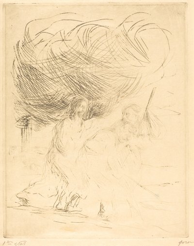 La strada per Emmaus (seconda tavola) da Jean Louis Forain