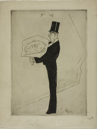 Il Toff con il bouquet da Jean Louis Forain