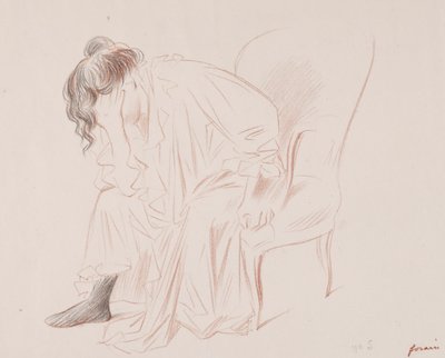 Donna seduta da Jean Louis Forain