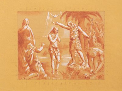Il battesimo di Cristo da Jean Louis Gampert