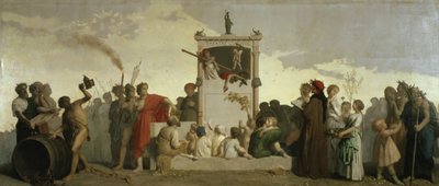 La commedia umana, c.1852 da Jean Louis Hamon