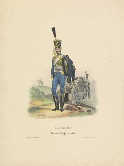 Ussaro olandese, 1815 da Jean Louis Van Hemelryck