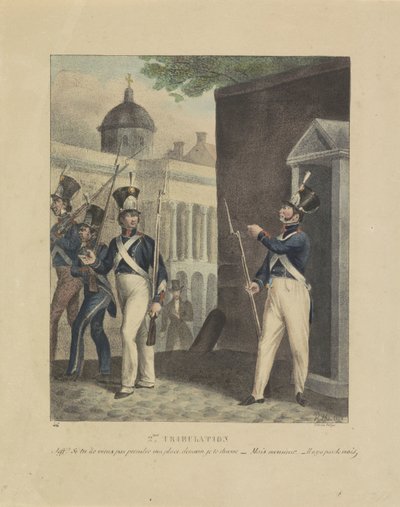 Seconda prova, 1828 da Jean Louis Van Hemelryck