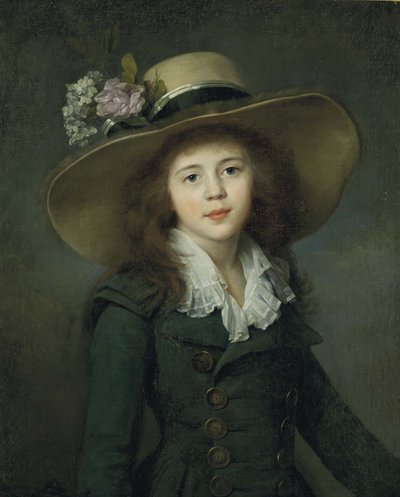 Baronessa Elizaveta Alexandrovna Stroganova 1779-1818, primi anni 1780 da Jean Louis Voille