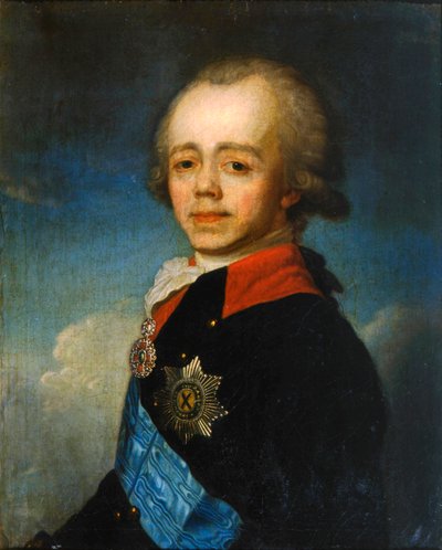 Granduca Pavel Petrovich di Russia, fine XVIII secolo da Jean Louis Voille