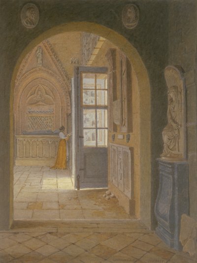 Una stanza nel convento dei Piccoli Agostiniani da Jean Lubin Vauzelle