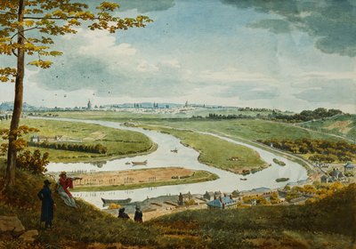 Veduta di Parigi e della Senna da Saint-Cloud da Jean Lubin Vauzelle