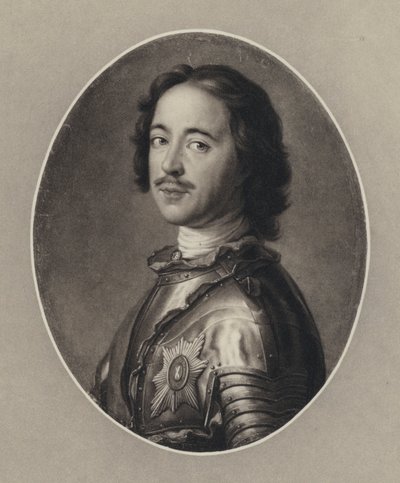 Pietro il Grande da Jean Marc (after) Nattier