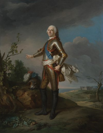 Armand de Vignerot du Plessis 1696-1788, Duca di Richelieu, Maresciallo di Francia da Jean Marc Nattier