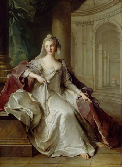 Madame Henriette de France come vergine vestale, c.1749 da Jean Marc Nattier