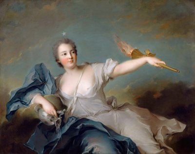 Marie-Anne de Nesle, marchesa de La Tournelle, duchessa di Châteauroux 1717-1744 da Jean Marc Nattier